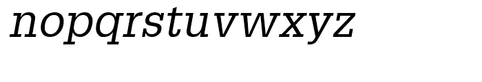 Glypha 55 Oblique Font LOWERCASE