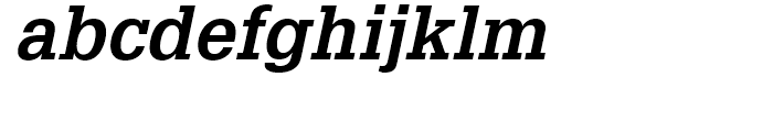 Glypha 65 Bold Oblique Font LOWERCASE