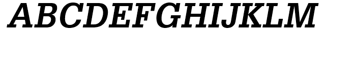 Glypha 65Bold Oblique Font UPPERCASE
