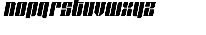 Glyphic Neue Narrow Italic Font LOWERCASE
