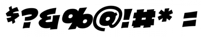 GlassJaw BB Italic Font OTHER CHARS