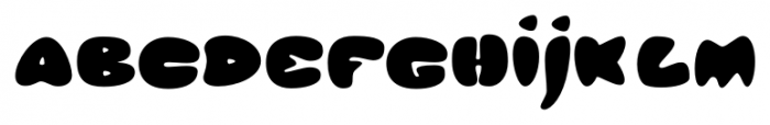 Glob Regular Font LOWERCASE