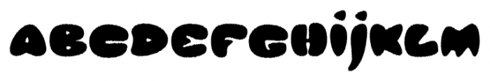 Glob Rough Font UPPERCASE