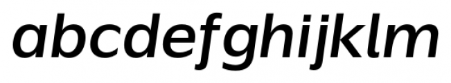 Global Medium Italic Font LOWERCASE