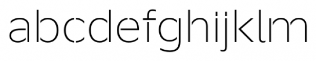 Global Thin Stencil Font LOWERCASE