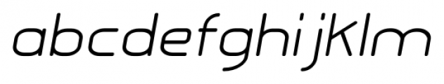 Glorifie Regular Italic Font LOWERCASE