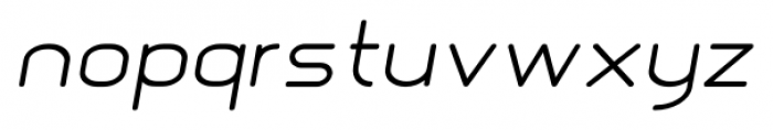 Glorifie Regular Italic Font LOWERCASE