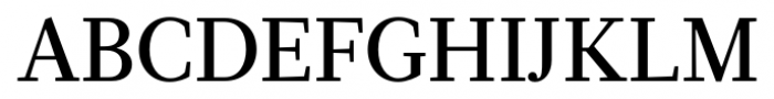 Glosa Medium Font UPPERCASE