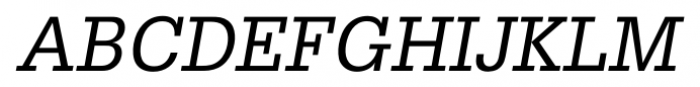 Glyddon Italic Font UPPERCASE