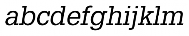 Glyddon Italic Font LOWERCASE