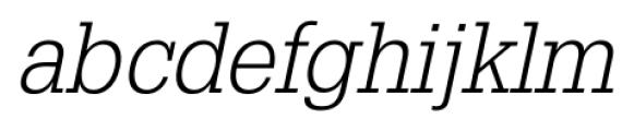 Glyddon Light Italic Font LOWERCASE