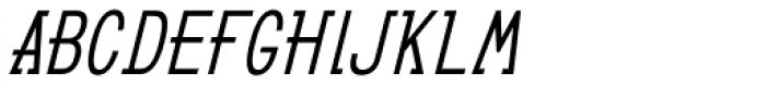 GL Benicassim Bold Oblique Font LOWERCASE