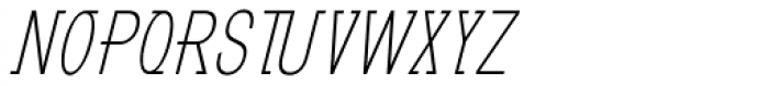 GL Benicassim Oblique Font LOWERCASE