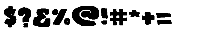 Glackzo Regular Regular Font OTHER CHARS