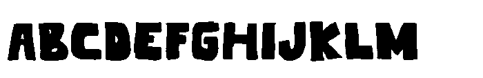 Glackzo Regular Regular Font UPPERCASE