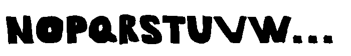 Glackzo Regular Regular Font LOWERCASE
