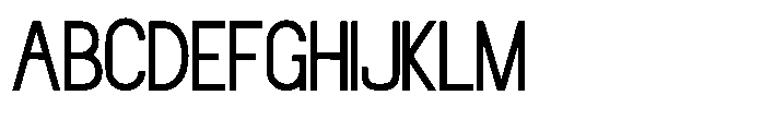 Gladence Font UPPERCASE