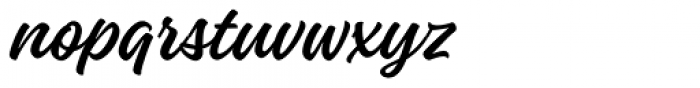 Gladiola Regular Font LOWERCASE
