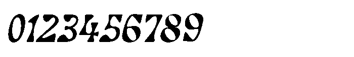 Gladwyn Italic Font OTHER CHARS