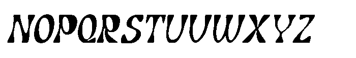 Gladwyn Italic Font UPPERCASE