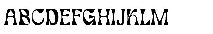Gladwyn Regular Font UPPERCASE
