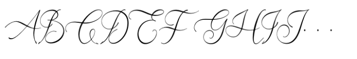 Gladyamor Regular Font UPPERCASE