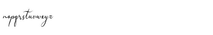 Gladyamor Regular Font LOWERCASE