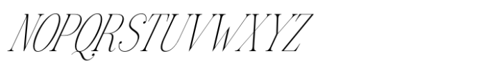 Gladysh Regular Italic Font UPPERCASE