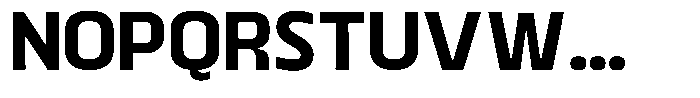 Glaftro Font UPPERCASE