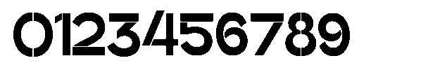 Glagent Stencil Black Condensed Font OTHER CHARS