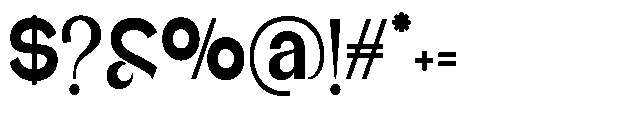 Glagent Stencil Black Condensed Font OTHER CHARS