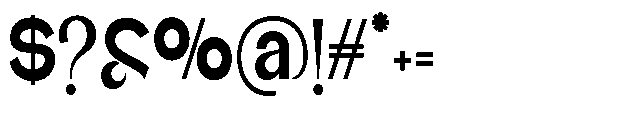 Glagent Stencil Black Extra Condensed Font OTHER CHARS