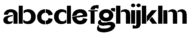 Glagent Stencil Black Extra Expanded FONT