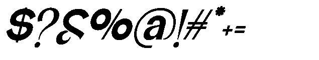 Glagent Stencil Black Semi Cond Sl Font OTHER CHARS