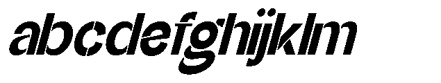 Glagent Stencil Black Semi Cond Sl FONT
