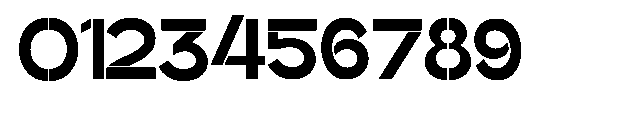 Glagent Stencil Black Semi Condensed Font OTHER CHARS
