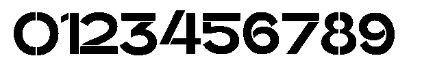 Glagent Stencil Black Semi Expanded Font OTHER CHARS