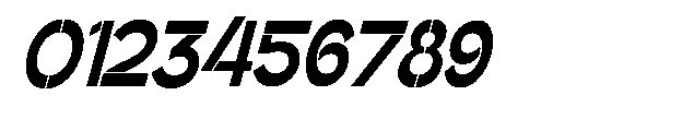 Glagent Stencil Black Ultra Cond Sl Font OTHER CHARS