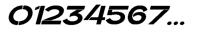 Glagent Stencil Black Ultra Expanded Sl Font OTHER CHARS