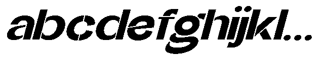 Glagent Stencil Black Ultra Expanded Sl FONT