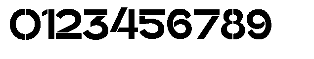 Glagent Stencil Black Font OTHER CHARS
