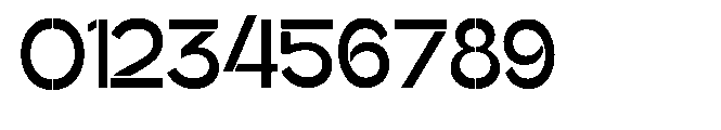 Glagent Stencil Bold Condensed Font OTHER CHARS