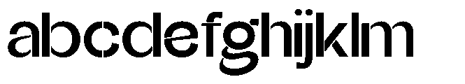 Glagent Stencil Bold Expanded FONT