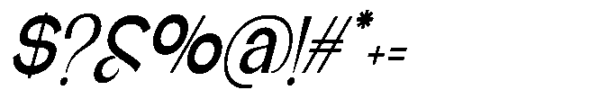 Glagent Stencil Bold Extra Cond Sl Font OTHER CHARS