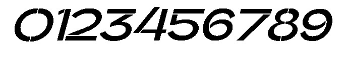 Glagent Stencil Bold Extra Expanded Sl Font OTHER CHARS