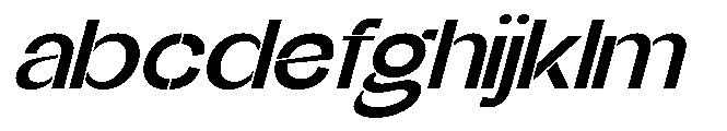 Glagent Stencil Bold Extra Expanded Sl FONT