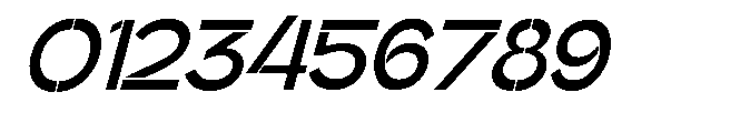 Glagent Stencil Bold Semi Condensed Sl Font OTHER CHARS