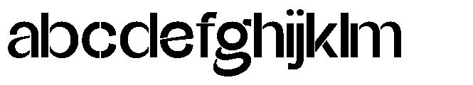 Glagent Stencil Bold Semi Expanded FONT