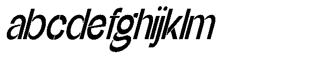 Glagent Stencil Bold Ultra Cond Sl FONT