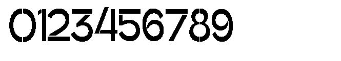Glagent Stencil Bold Ultra Condensed Font OTHER CHARS